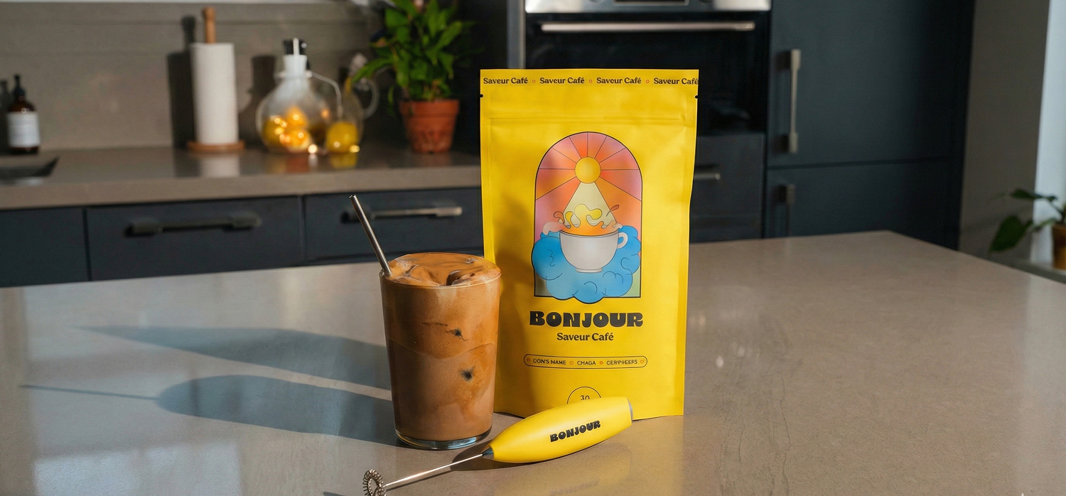 bonjour drink mushroom coffee review and test