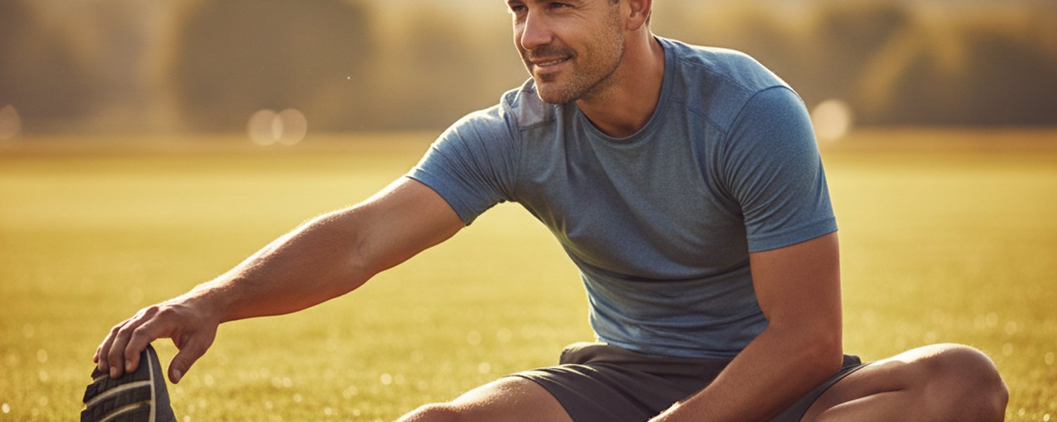 Athlete recovering after training with shilajit support - Le Meilleur Complément