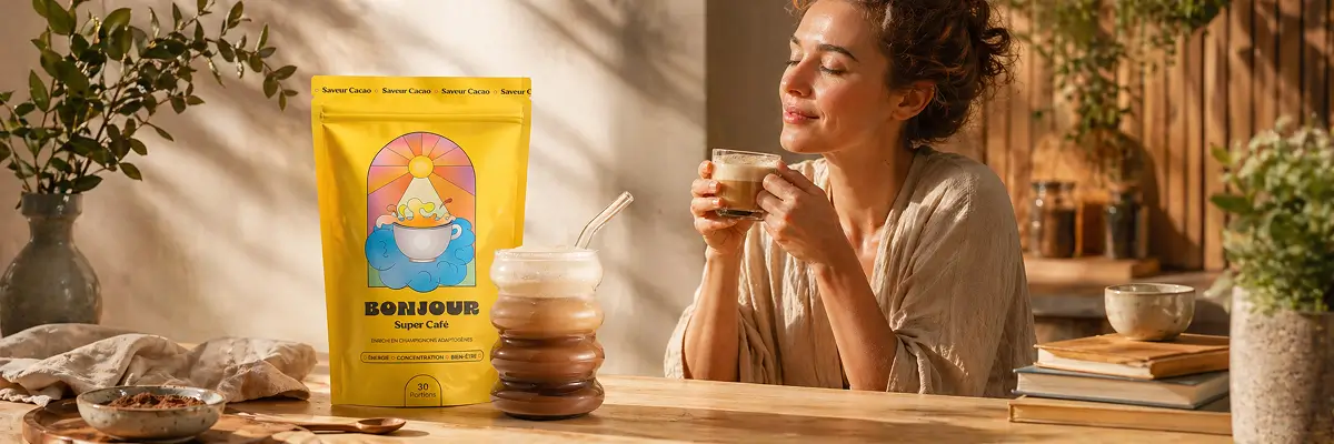 Pour des millions de personnes souffrant du syndrome de l'intestin irritable, le café du matin est devenu un ennemi silencieux : ventre noué, ballonnements, urgences digestives… Le rituel censé bien commencer la journée la sabote dès les premières gorgées. La boisson Bonjour Drink propose une alternative conçue précisément pour ceux dont l'intestin réagit mal à la caféine et à l'acidité du café traditionnel.