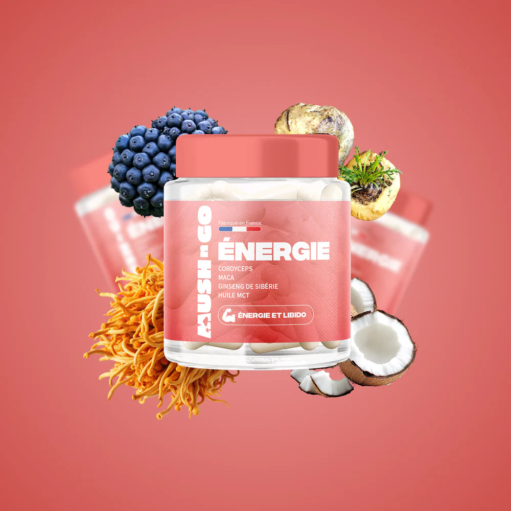 Mush N Go Énergie complément pour fatigue mentale