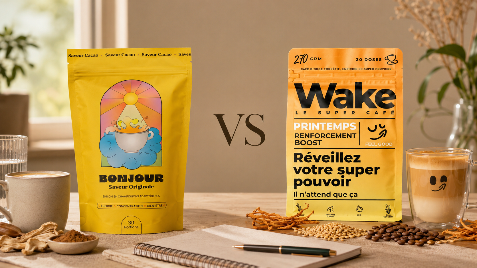 Wake ou Bonjour : lequel choisir pour remplacer le café ?
