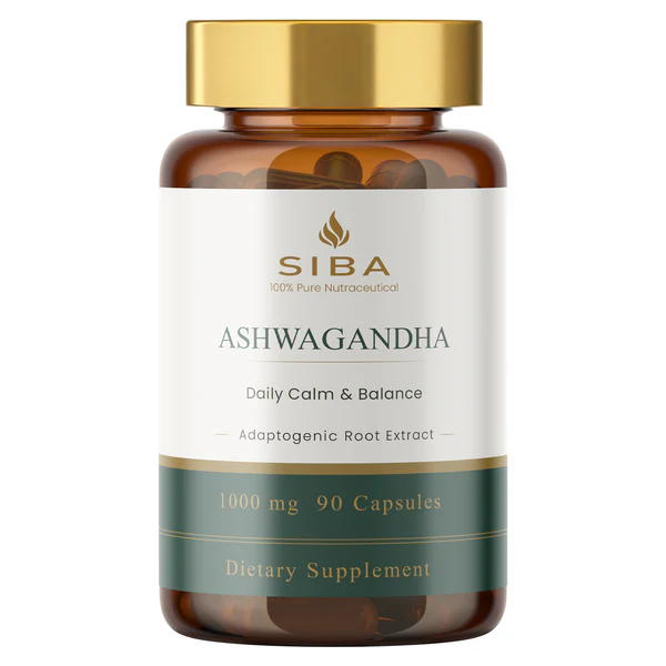 Ashwagandha Capsules - Siba Vitamins