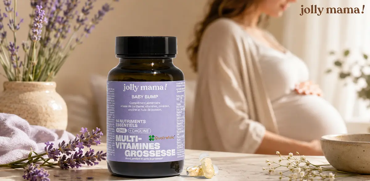 Jolly Mama has become the French benchmark in maternity nutrition, with Baby Bump as the flagship product of its pregnancy range. Before you buy, you're right to want to look beyond the marketing: real composition, verified reviews, pricing and where to buy. Here's everything you need to know before placing your order.