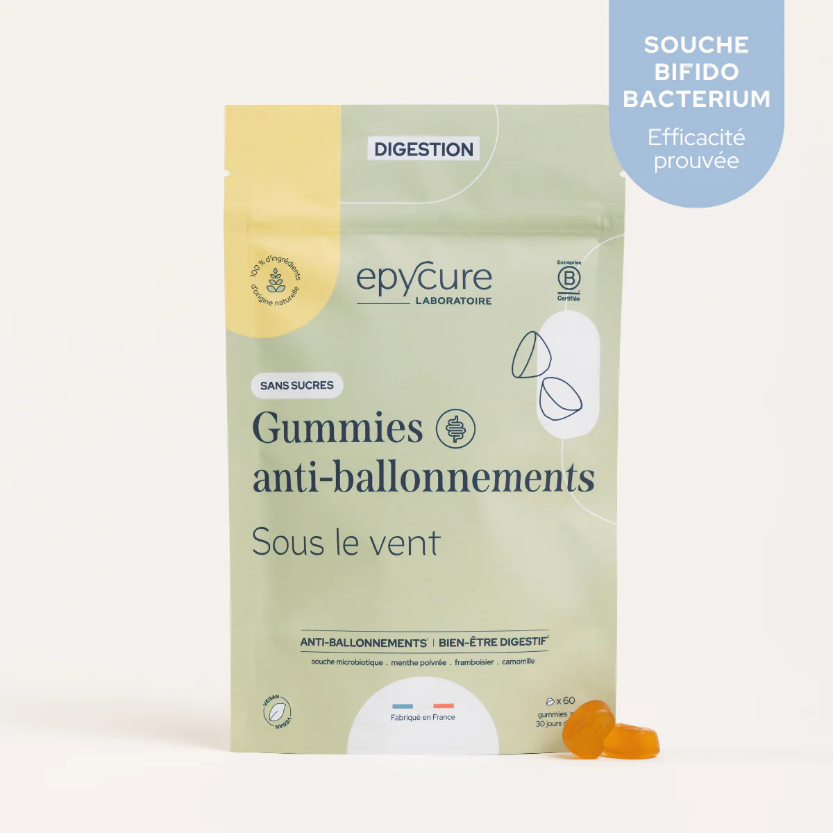 Gummies anti-ballonnements - Epycure Laboratoire