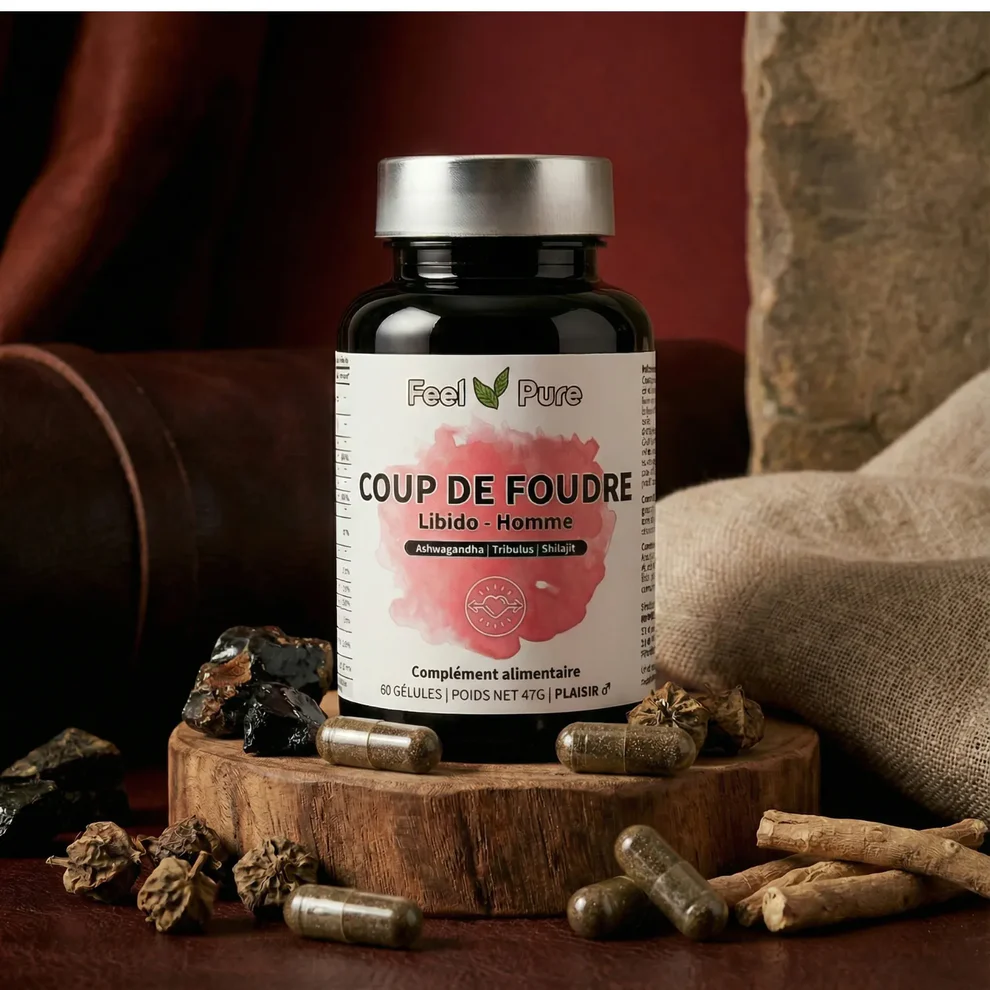 Coup de Foudre : Booster de Libido naturel pour Homme - Feel Pure