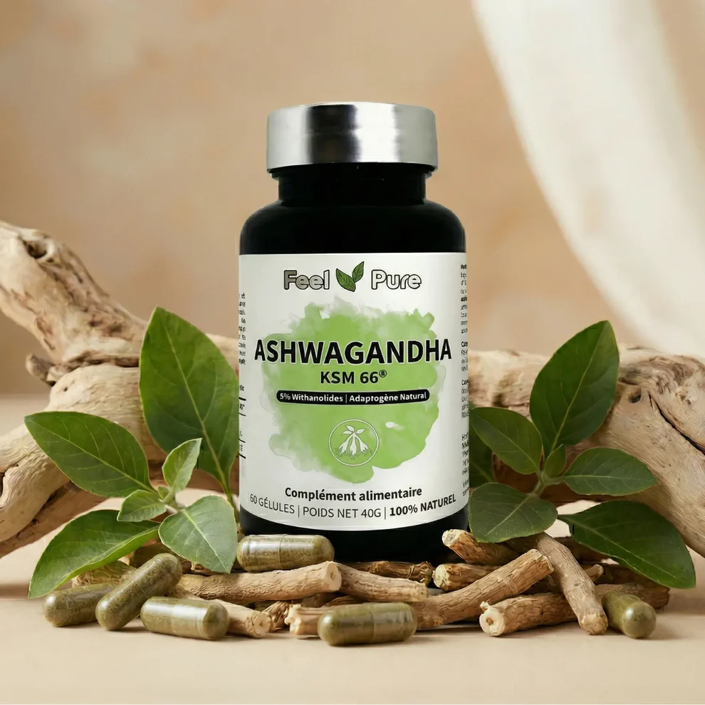 Gélules d'Ashwagandha KSM-66 - Feel Pure