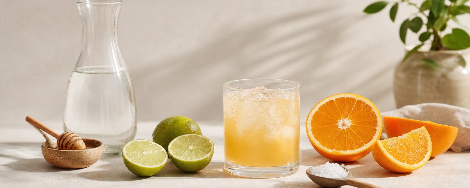 Une boisson électrolyte maison peut dépanner en été ou après le sport, mais elle a des limites. Le vrai sujet : dosage, sodium, goût, conservation et régularité.