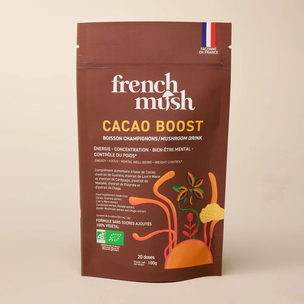 Organic Boost Drink · Cacao - French Mush