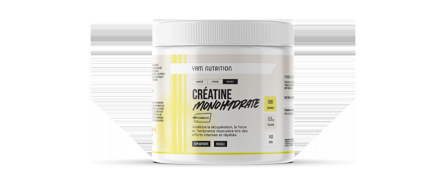 Avis YAM Nutrition : Créatine Monohydrate Creapure®