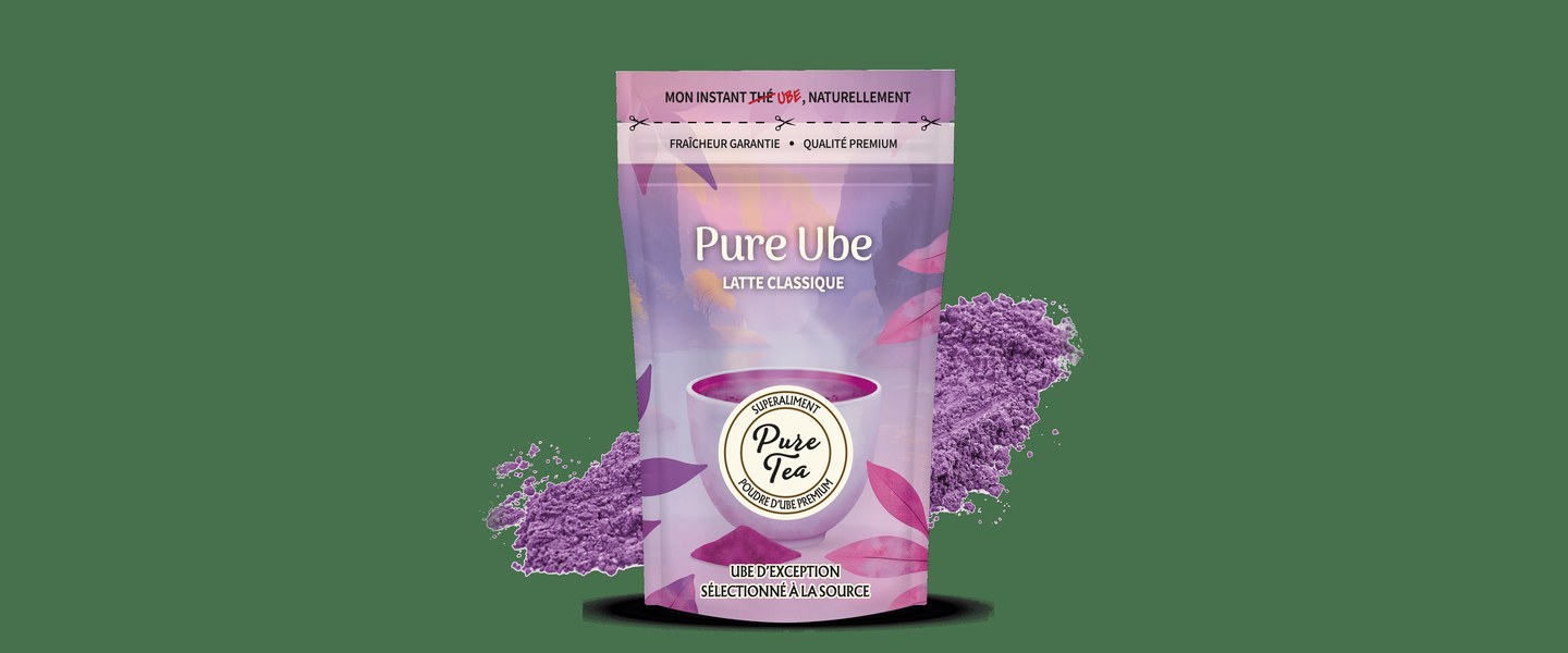 Avis Pure Tea : Pure Ube Latte, sachet de 50 g