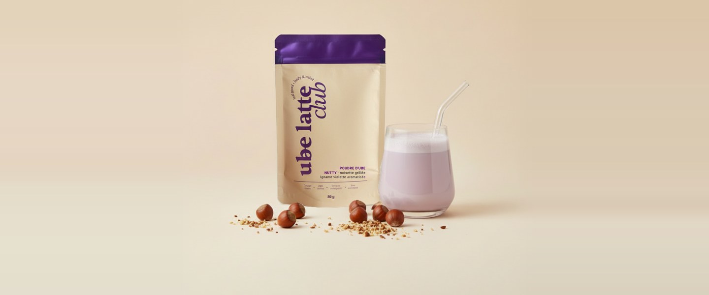 Avis Ube Latte Club : Poudre Ube Latte Noisette