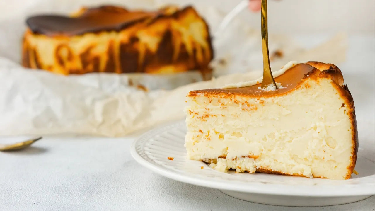 Cheesecake à la farine de patate douce