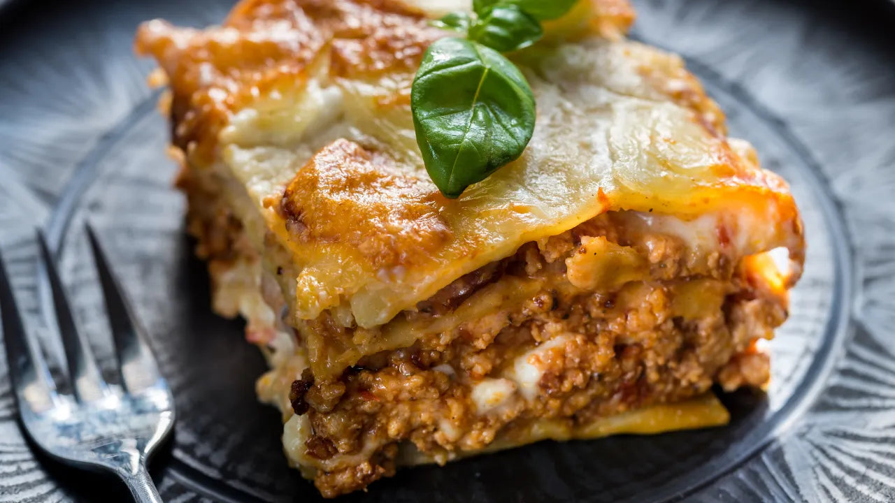 Lasagnes à la farine de patate douce