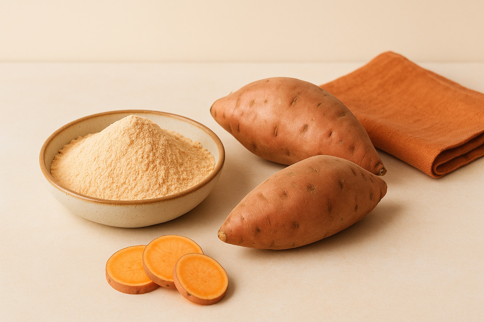 Farine de patate douce : bienfaits, valeurs nutritionnelles et index glycémique