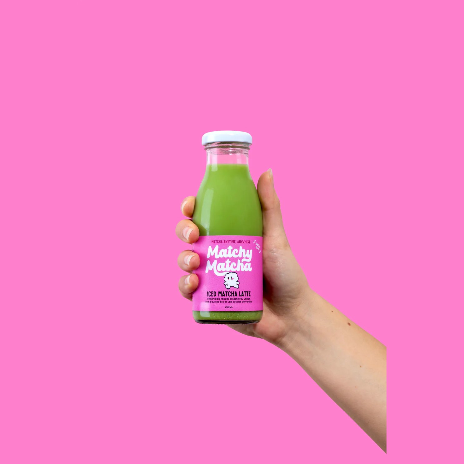 Iced matcha latte - Matchy Matcha