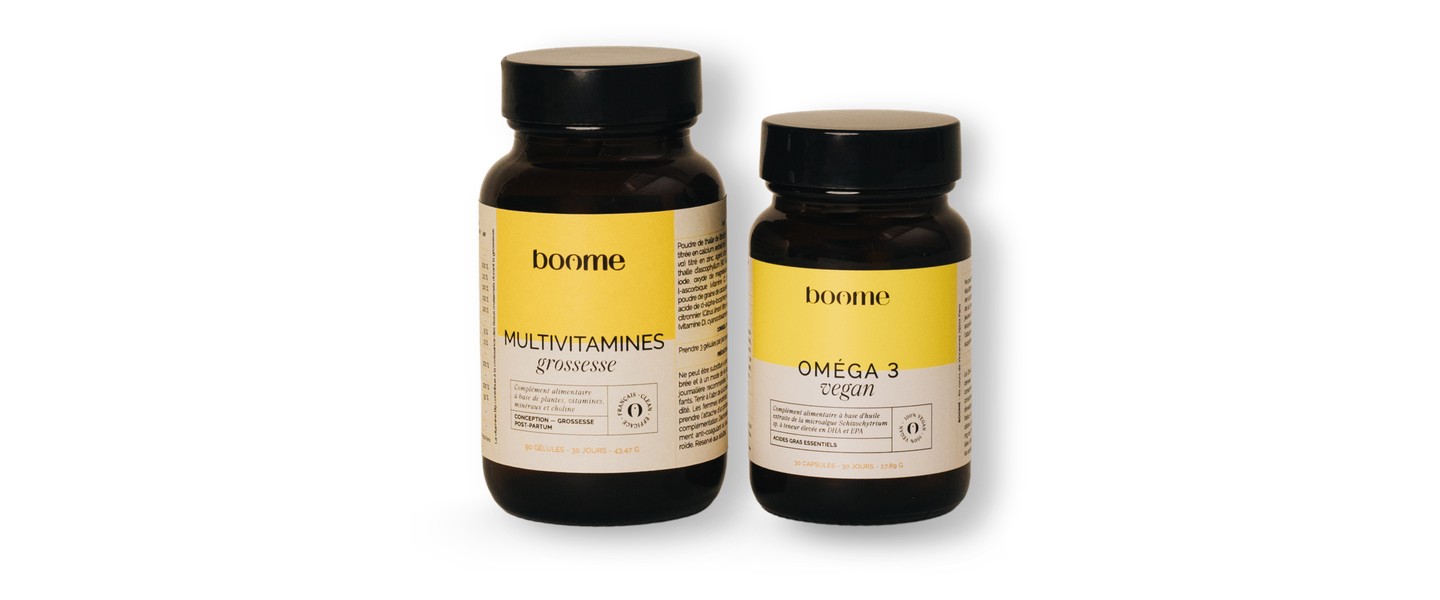 Avis Boome : Duo Multivitamines Grossesse + Oméga 3