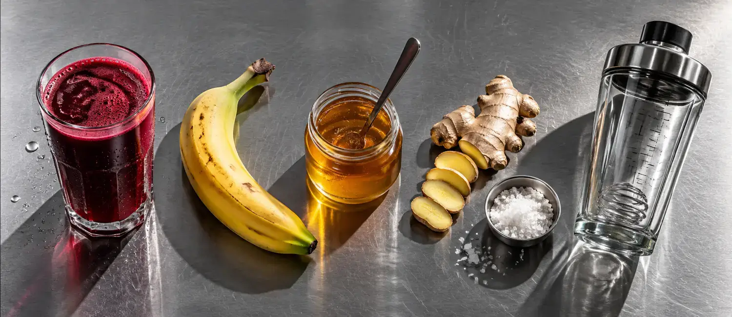 Pre-workout naturel : 4 recettes maison et les alternatives sans caféine