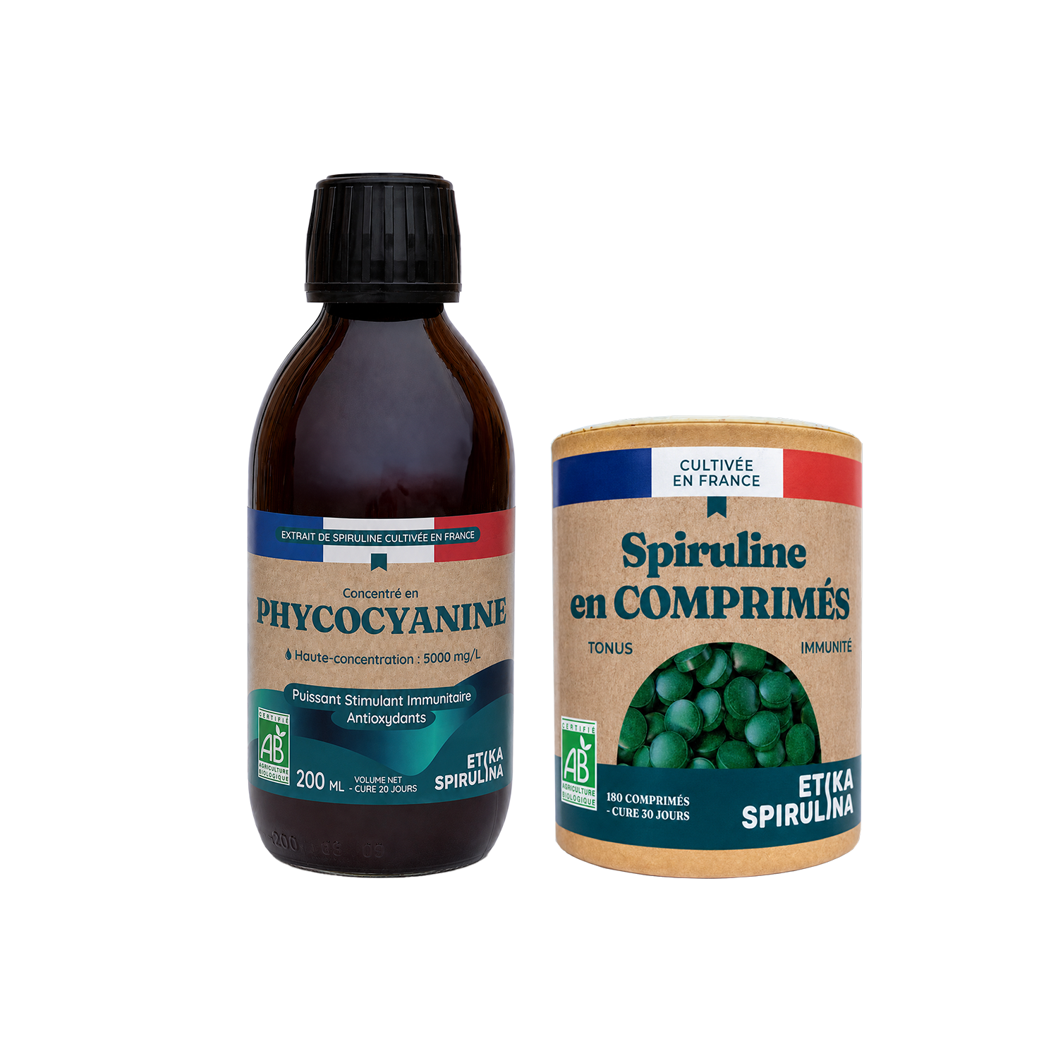 Duo Tonus & Immunité - Etika Spirulina