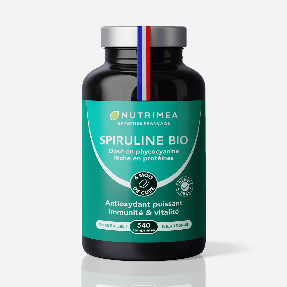 Spiruline Bio 540 comprimés - Nutrimea