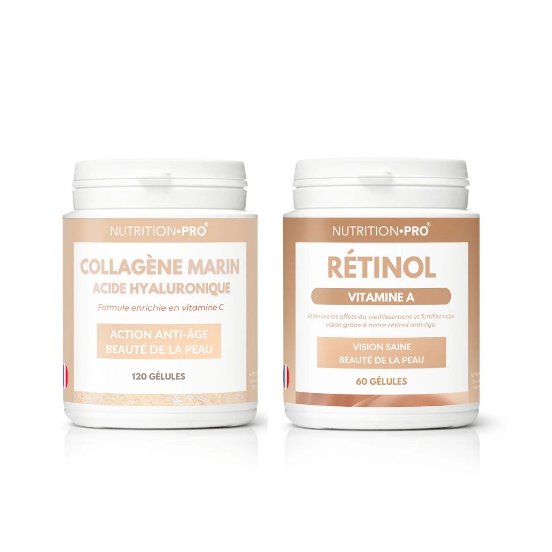 Duo Peau Jeune Collagène + Rétinol - Nutrition Pro