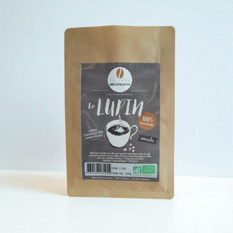 Le Lupin bio 225 g - Les Cafés Breizhiliens