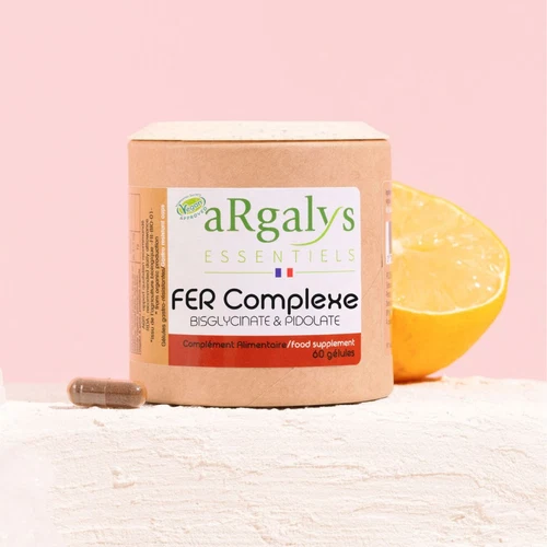 Fer + Vitamine C, B9 et Carotte - Argalys