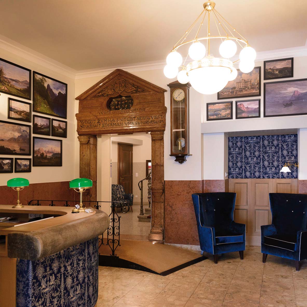 Rezeption von Seehotel Schwan