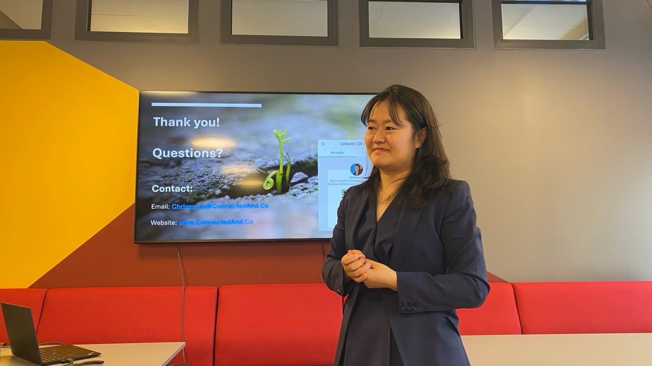 image of a business meeting (for a data analytics and business intelligence)