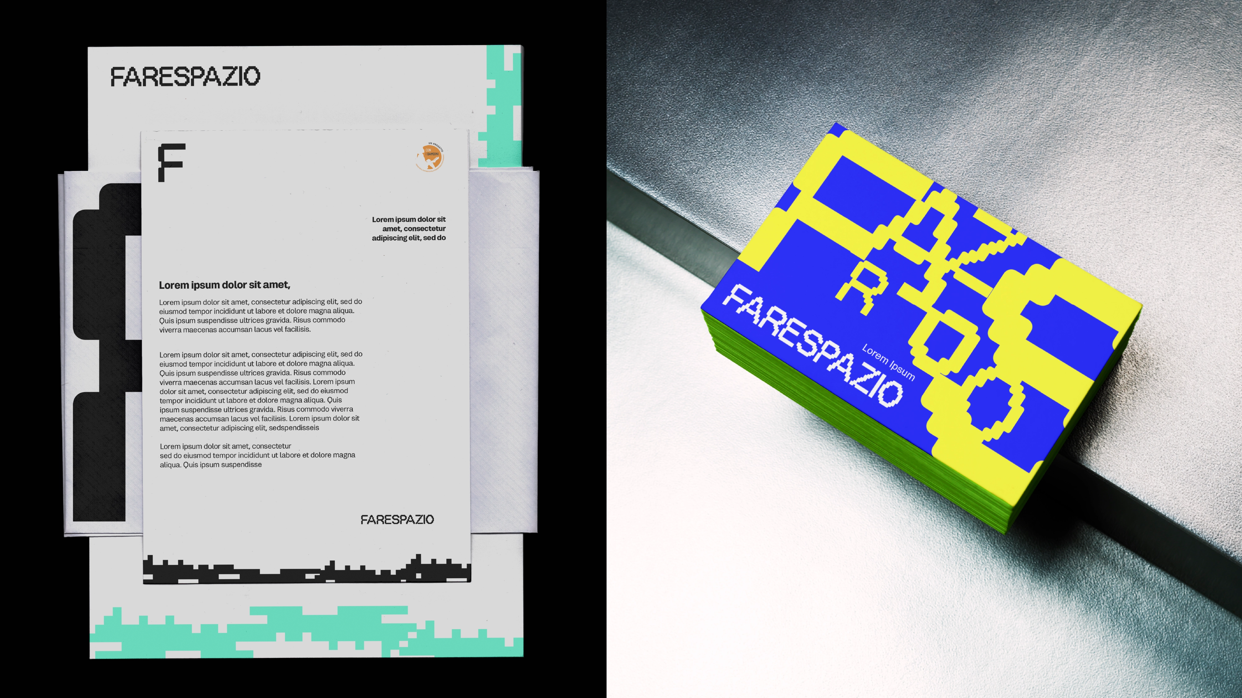 Idea di Editorial design brochure e biglietti visita brand identity coordinata print materiali