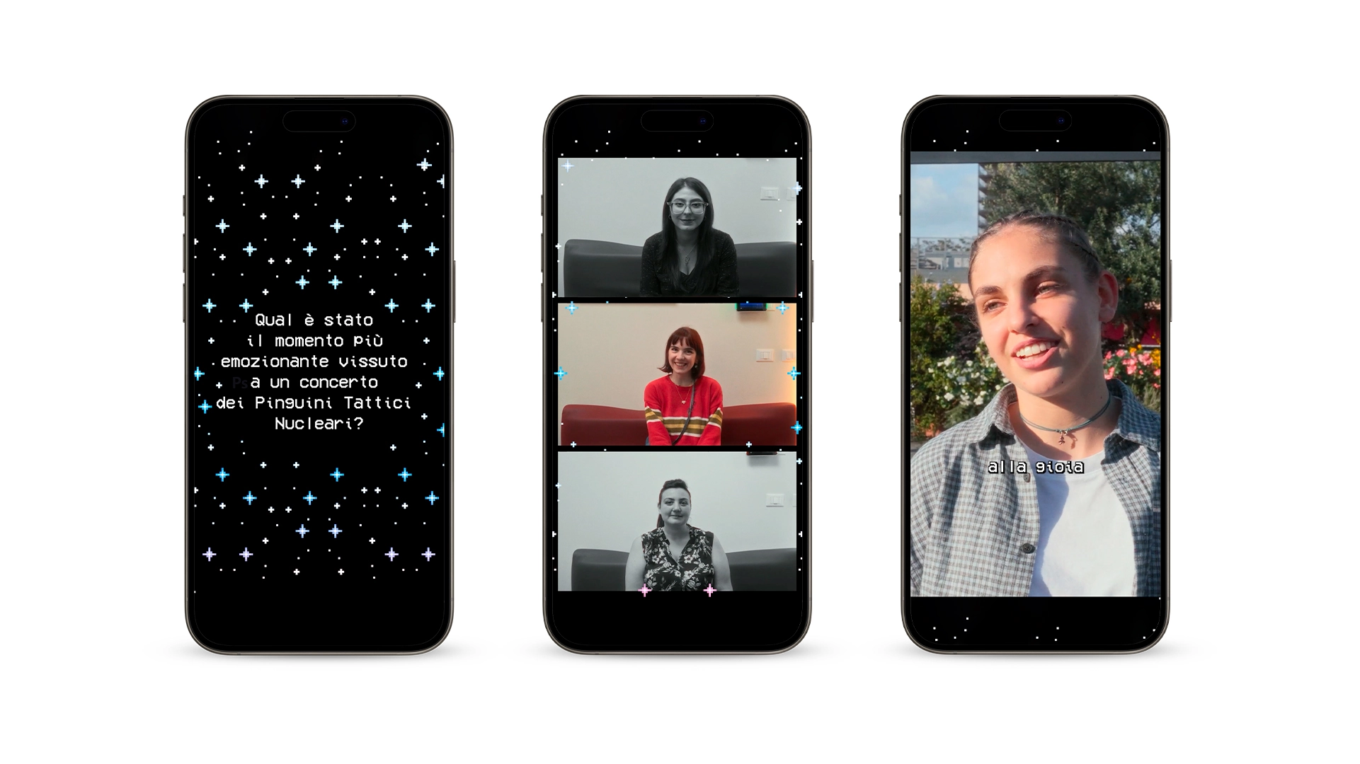 Digital content social per Pinguini Tattici Nucleari Hello World progetto social