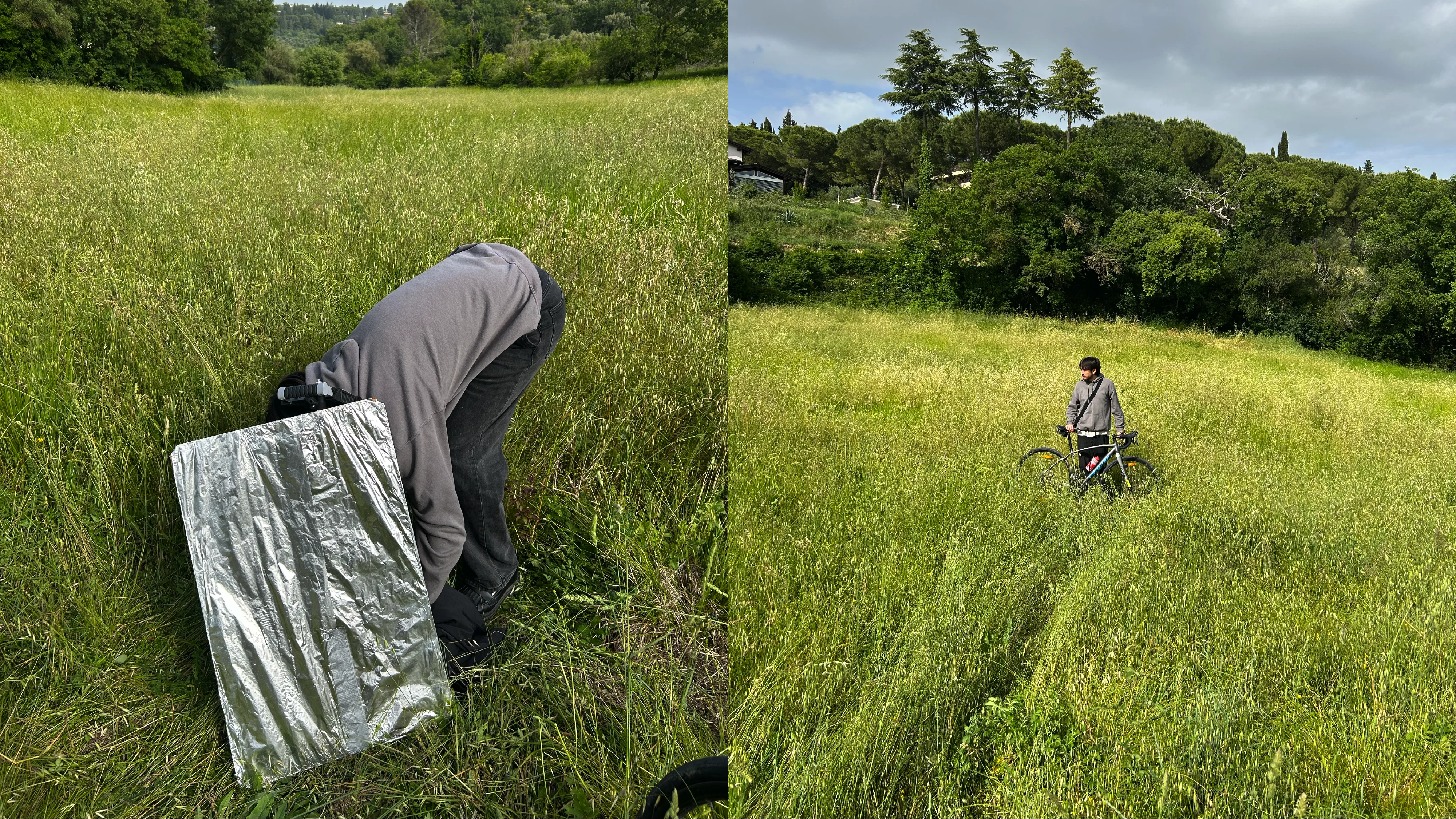Set produzione video con lighting setup e direzione cinematografica