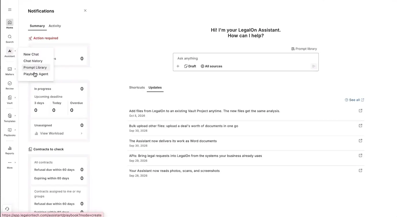 legal ai assistant platform: legalon