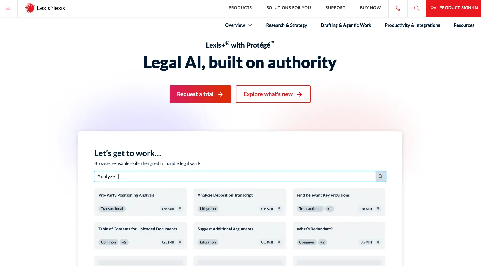 lexis plus with protege: legal assistant