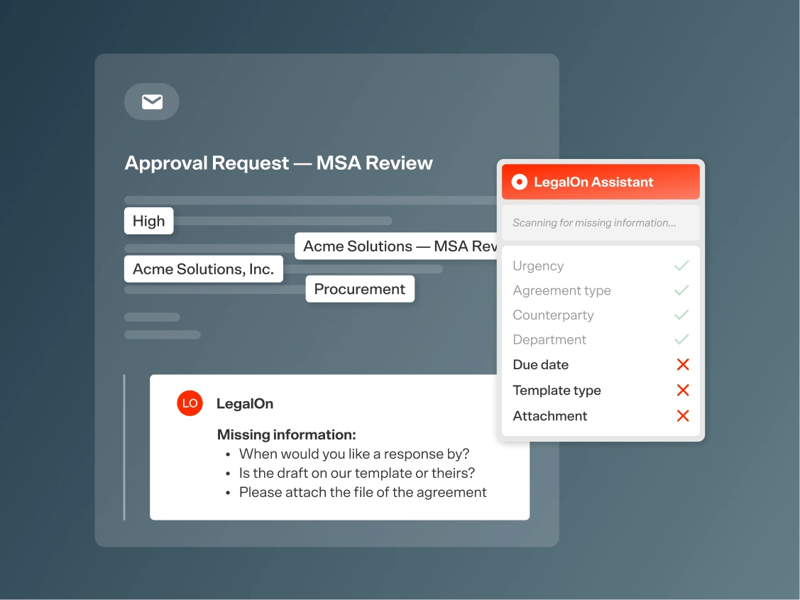 legal intake and triage agent in LegalOn