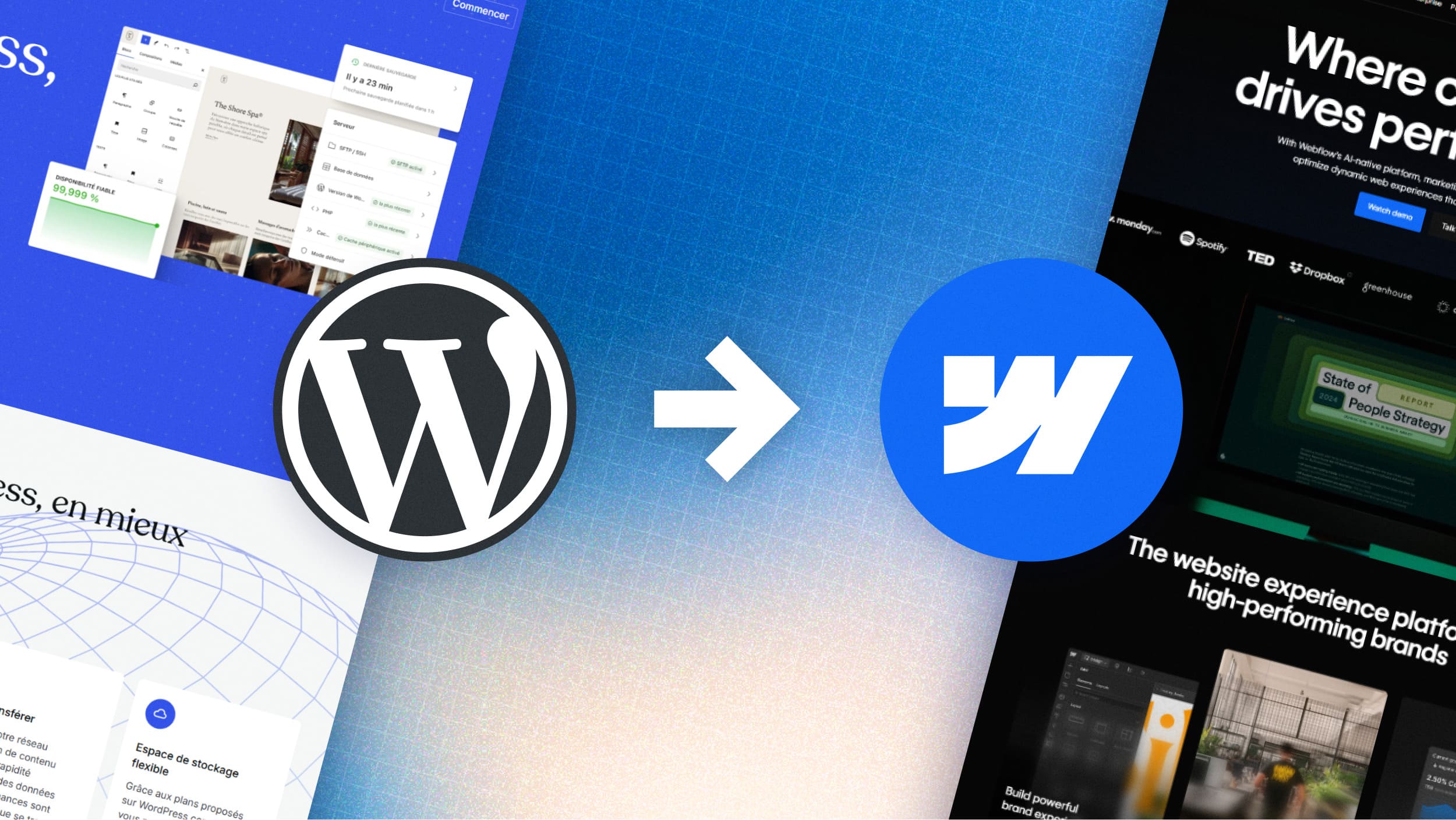 Migration Wordpress vers Webflow : tous les avantages et intérêts.