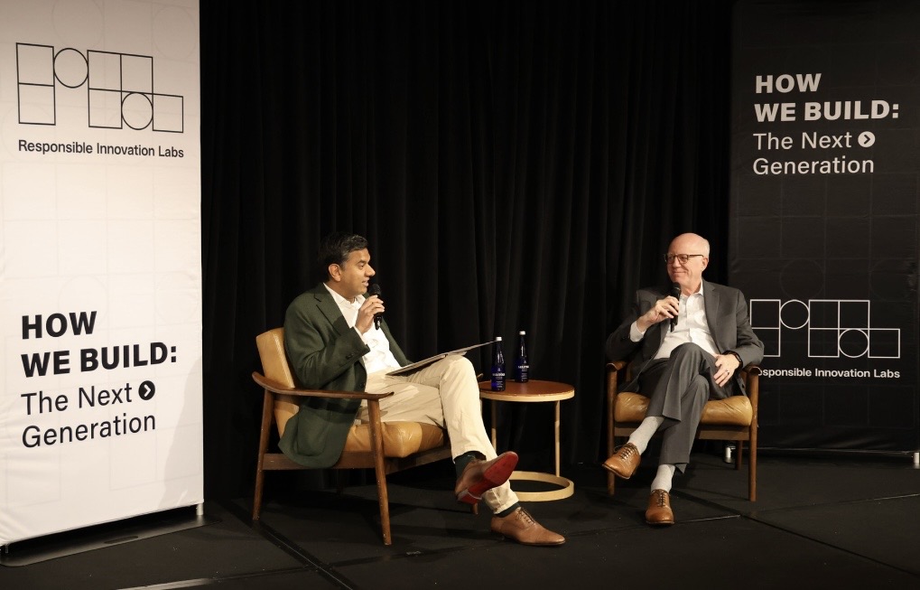 Gaurab Bansal and speaker at How We Build: The Next Generation | AI and First Jobs, a cross-sector convening on AI's impact on early-career workers hosted by Responsible Innovation Labs.