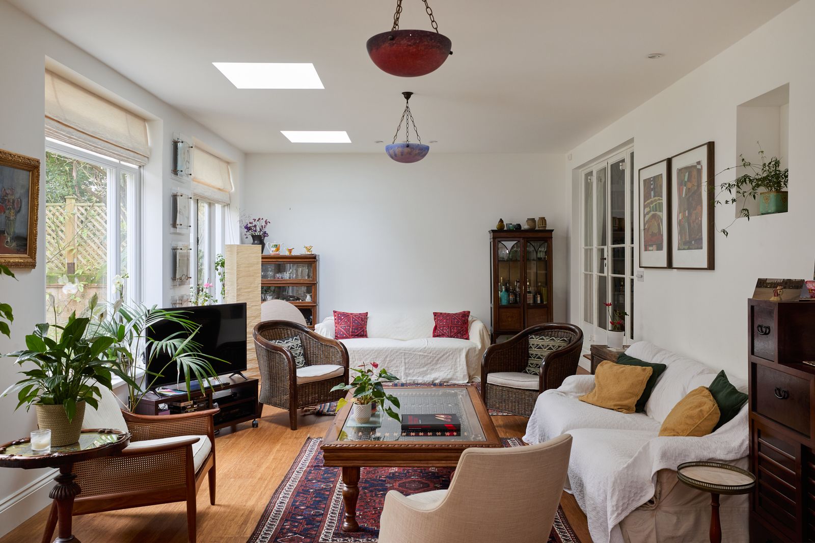 Completed contemporary interior showing the standard of a finished renovation