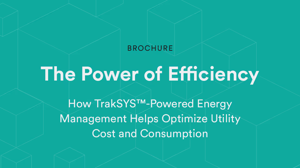 TrakSYS-Powered Energy Management