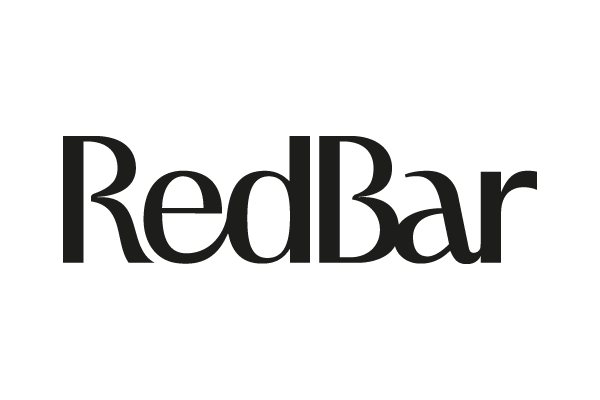 RedBar text logo in black serif font on a transparent background.