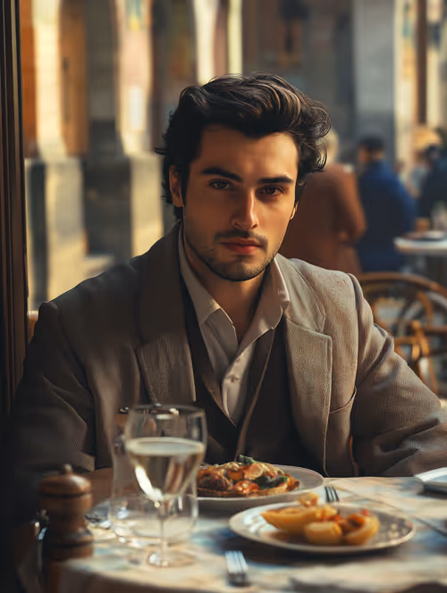 man sitting