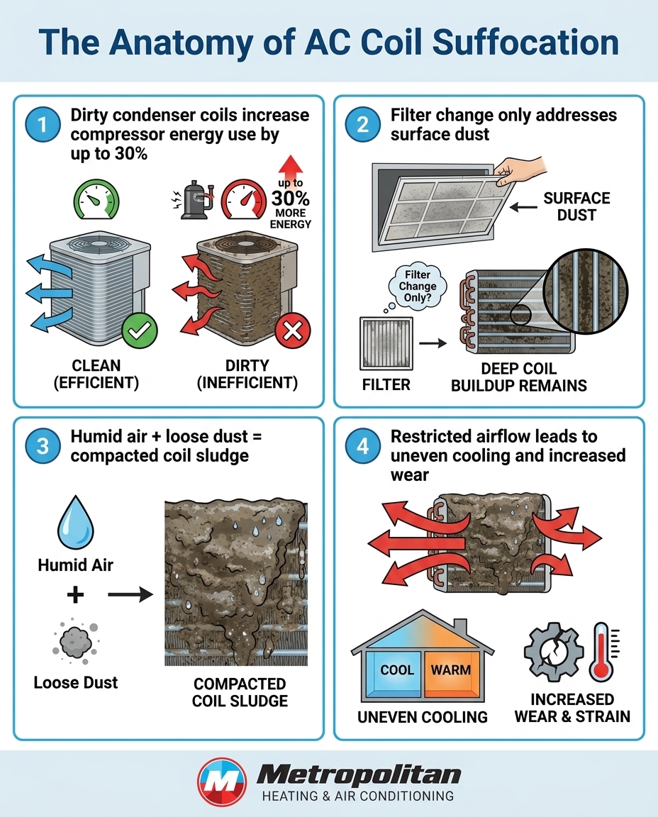 The Anatomy of AC Coil Suffocation