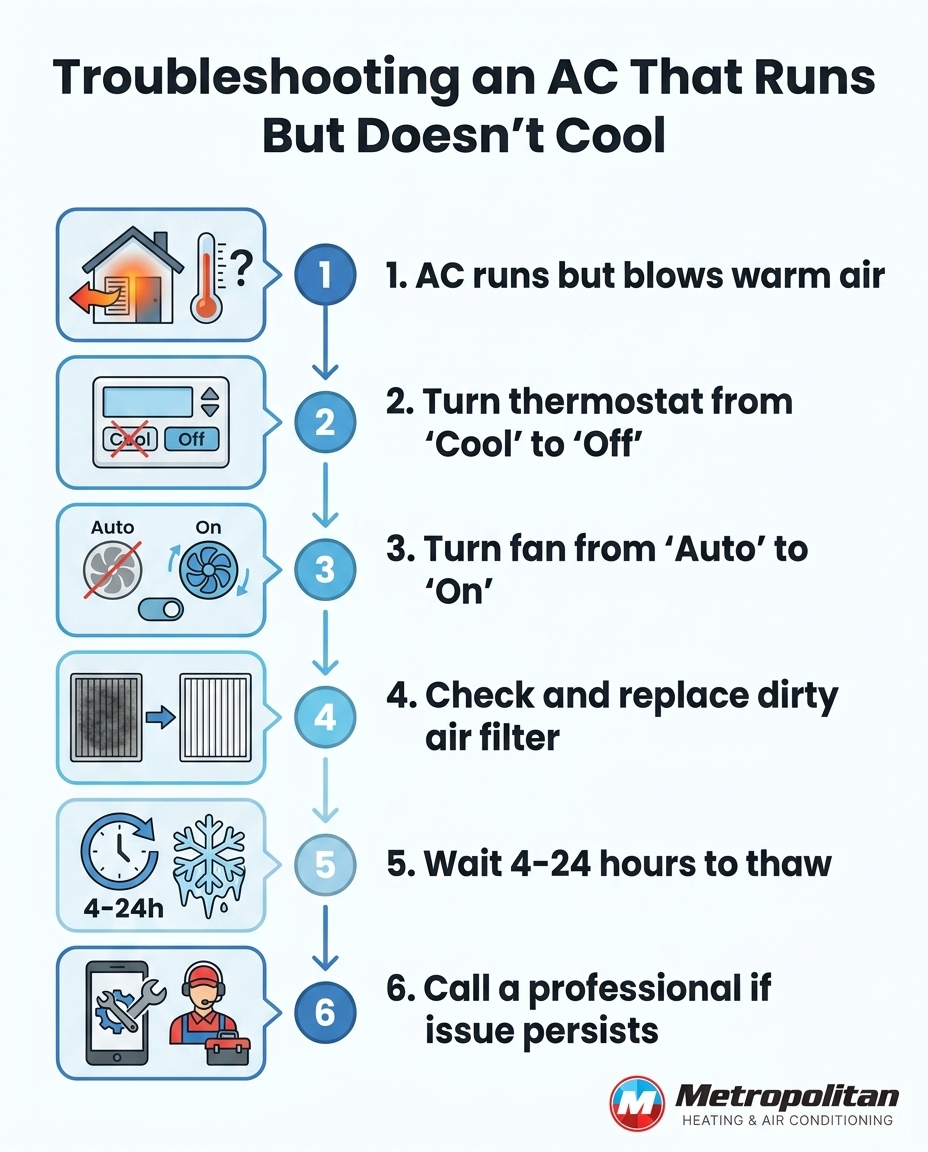 Troubleshooting an AC That Runs But Doesn't Cool