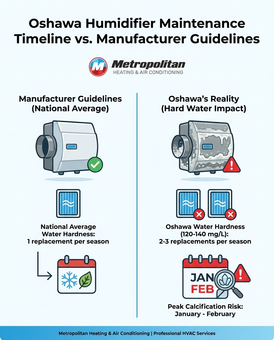 Oshawa Humidifier Maintenance Timeline vs. Manufacturer Guidelines