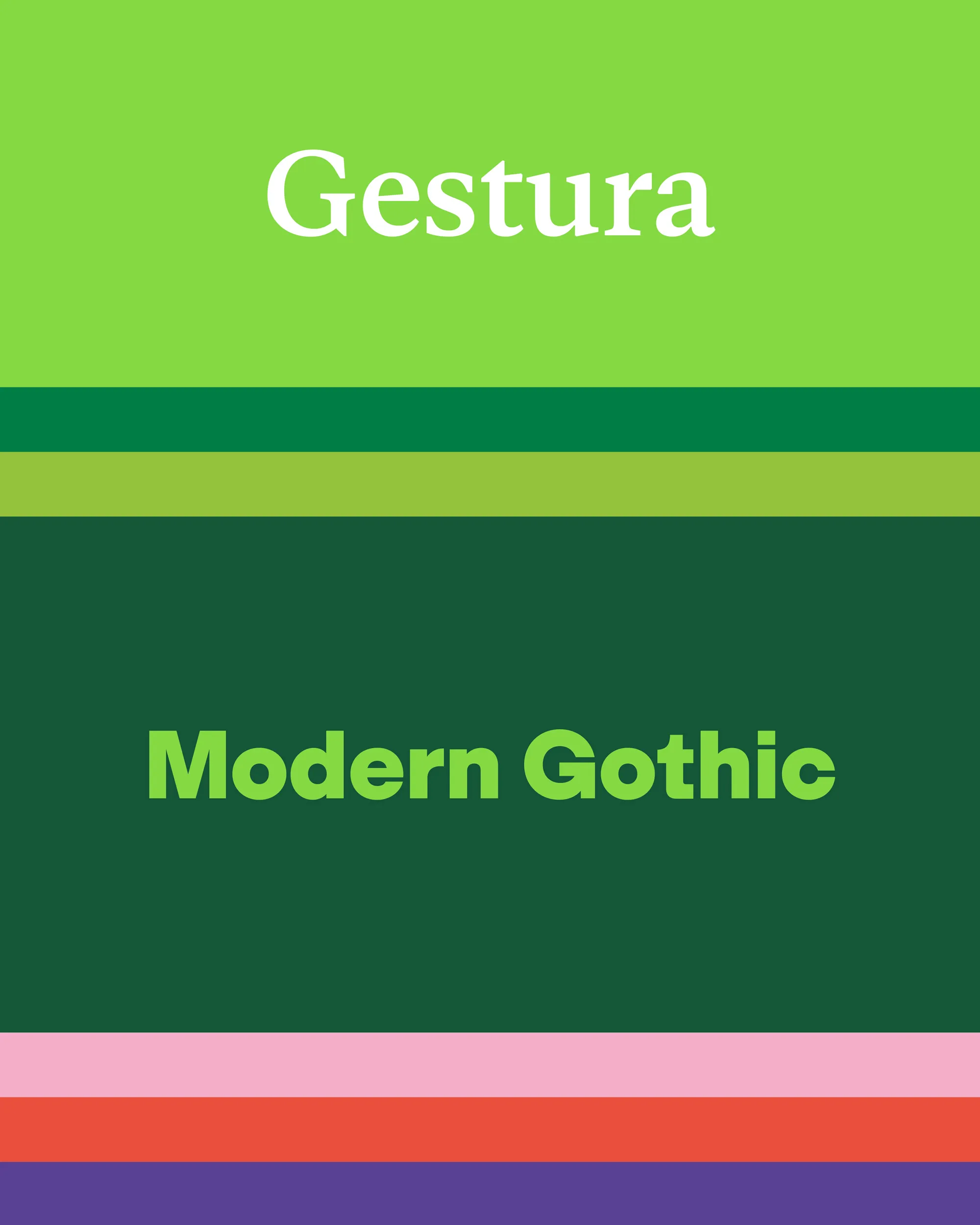 KochLust Markenfarben und Schriftarten Gestura und Modern Gothic