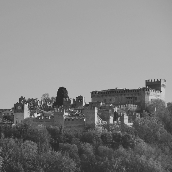 View of the castle of Gradara