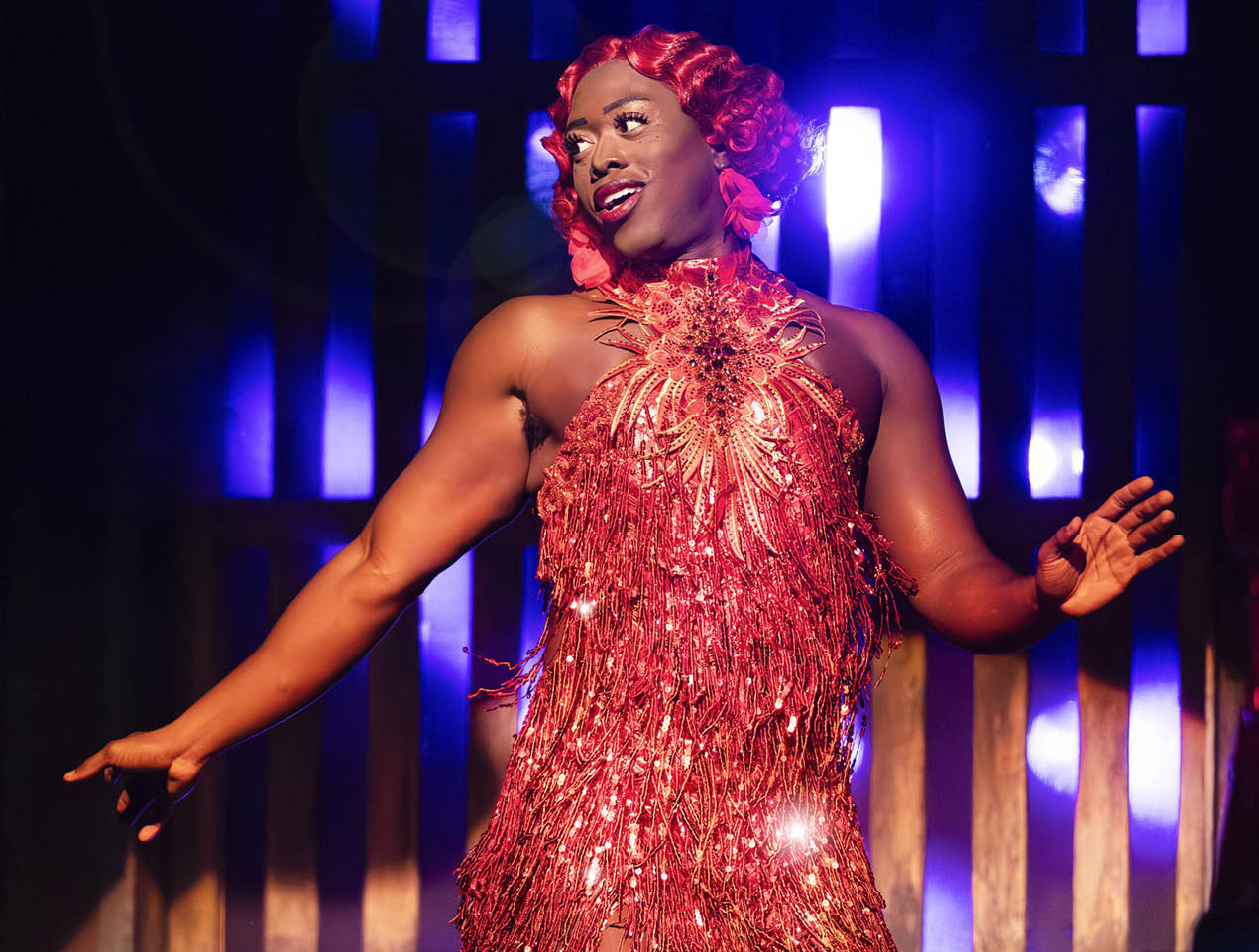 Lola in roten Kinky Boots