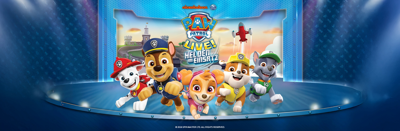 PAW PATROL™ LIVE!  – „HELDEN IM EINSATZ“

