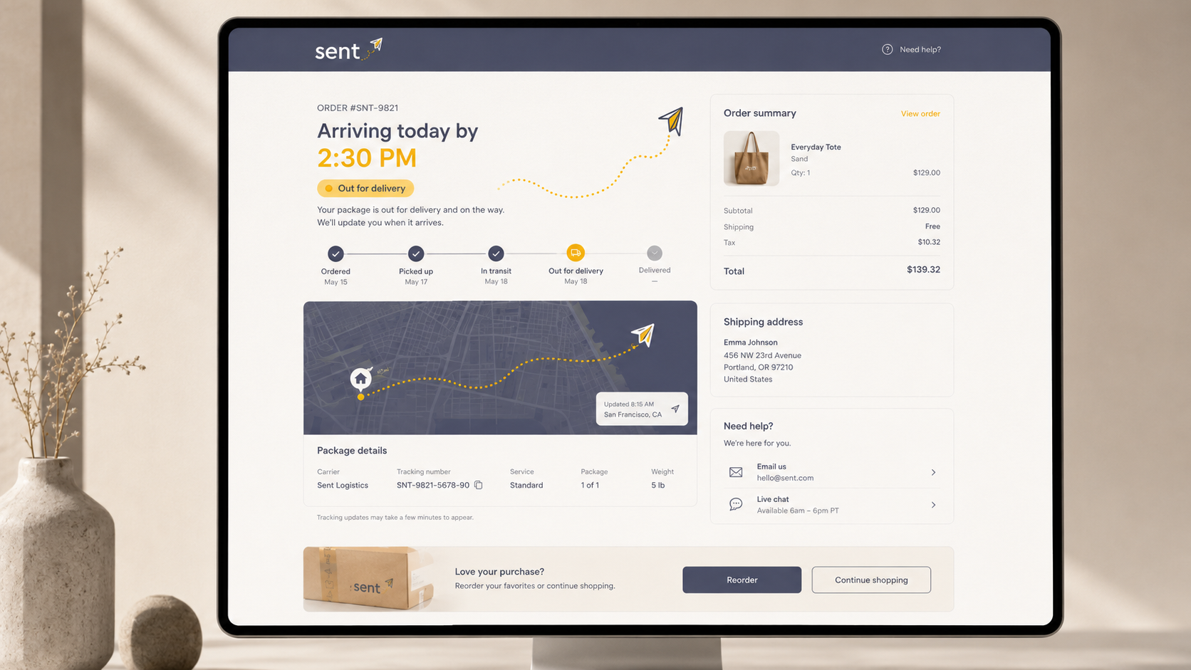Sent.com campaign visual 6