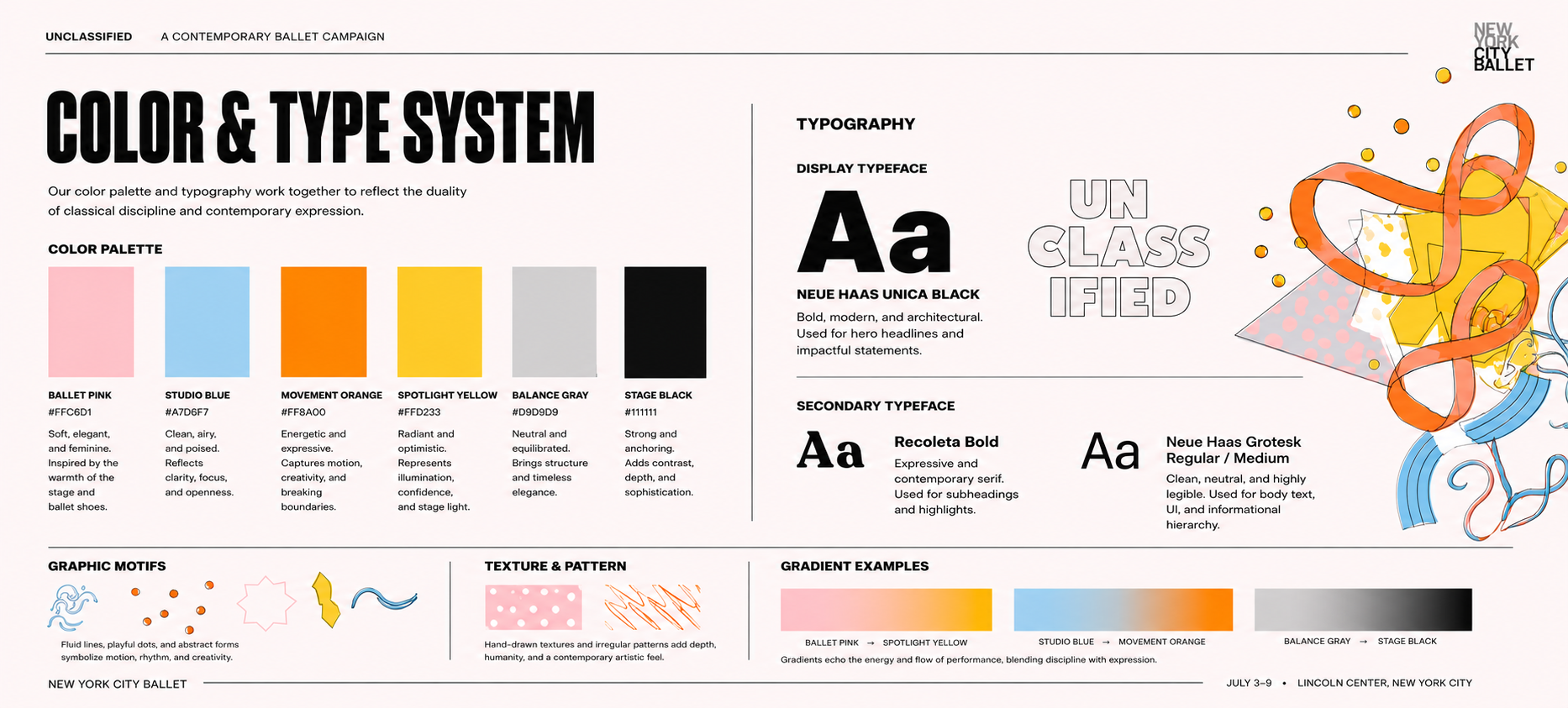 Unclassified color and type system