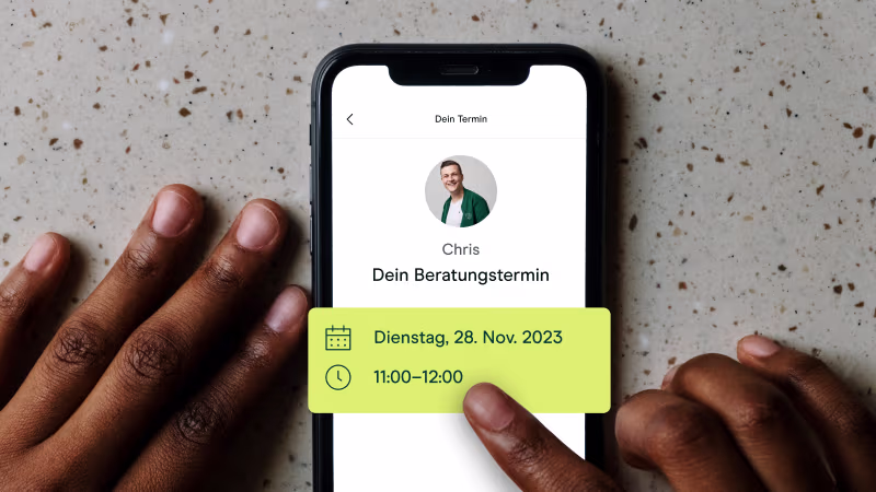 Damit du nie wieder einen Termin verpasst, erinnern wir dich per Getsafe App daran!